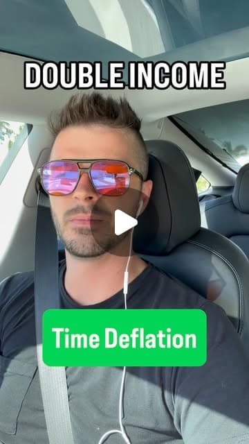 Instagram reel: double income through time deflation